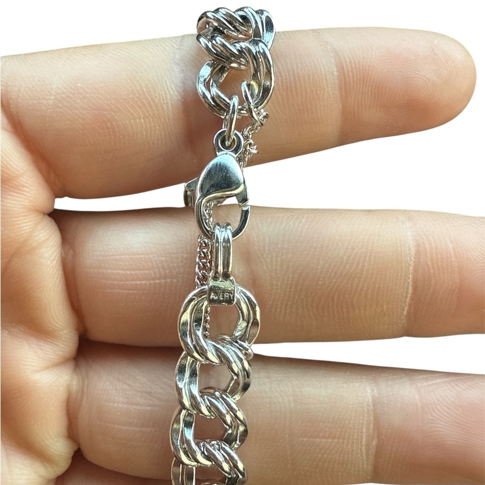 James Avery Silver Chunky Curb Chain Bracelet - Picture 3 of 3